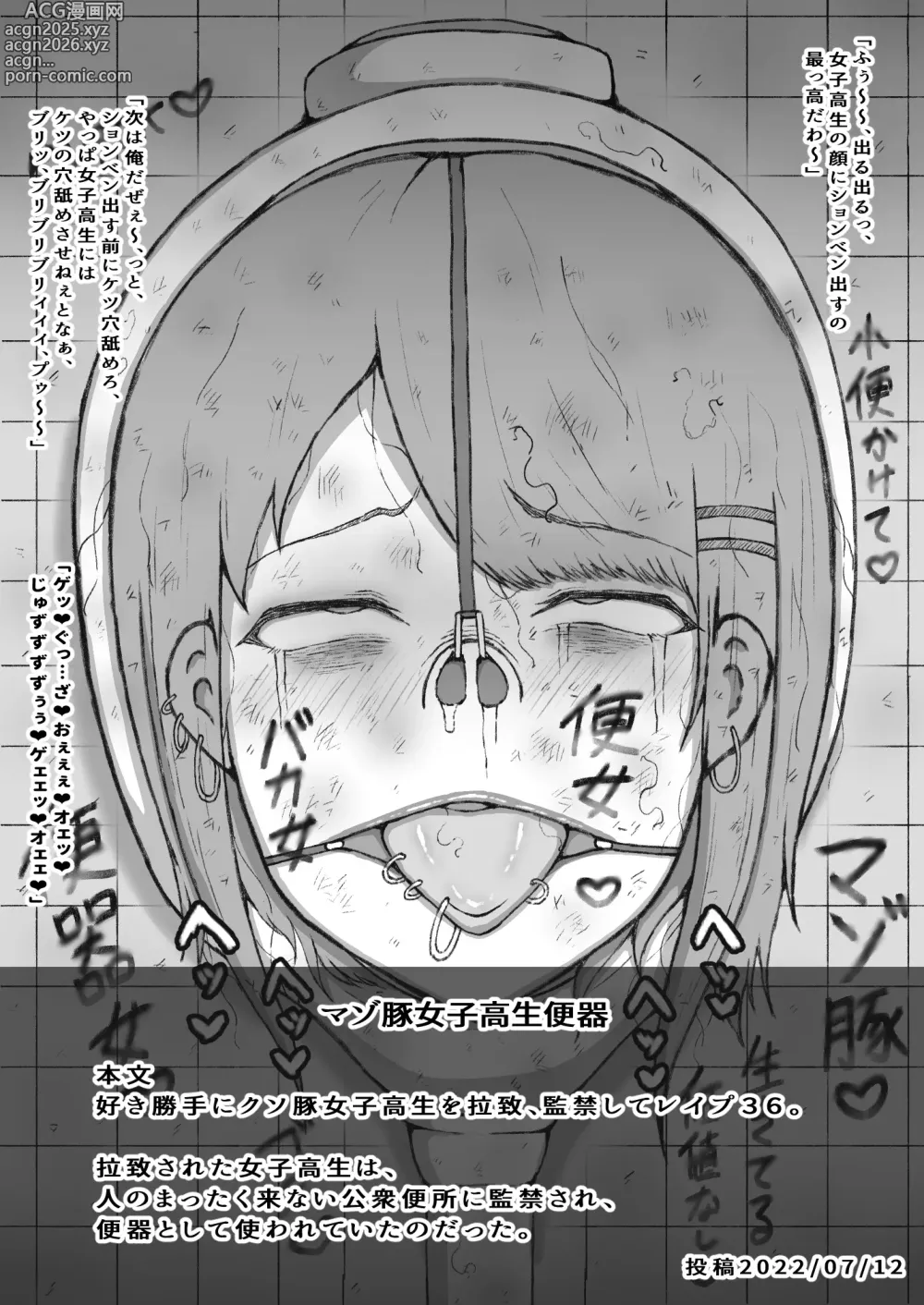 Page 32 of doujinshi Suki Katte ni Kuso Buta 〇〇〇〇 o Rachi , 〇〇 Shite 〇〇〇 Matome Nidesu.
