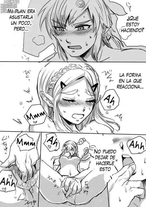 Page 7 of doujinshi Aquí una Pequeña Lección sobre la Relación de Link y Zelda