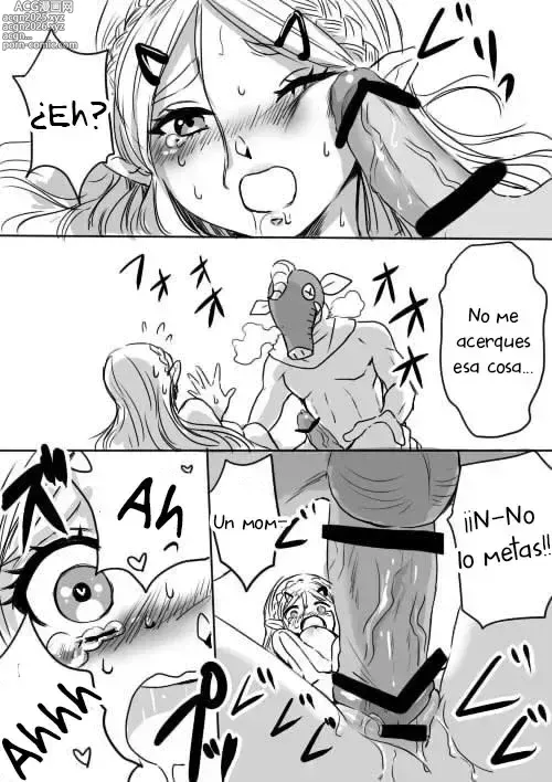 Page 9 of doujinshi Aquí una Pequeña Lección sobre la Relación de Link y Zelda