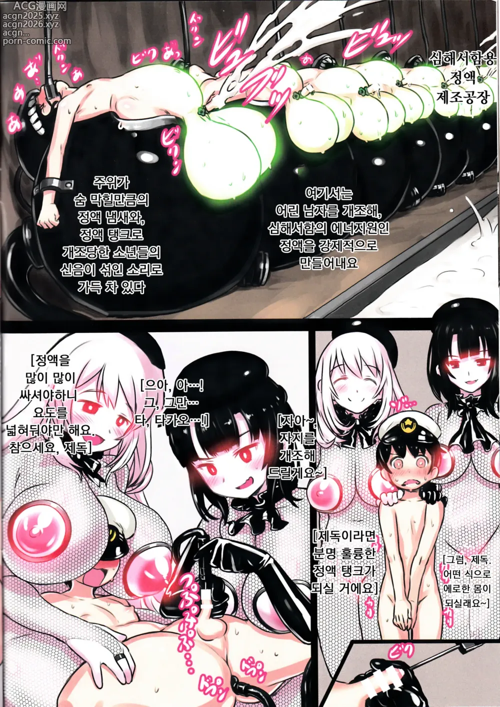 Page 13 of doujinshi 심해서함이 된 칸코레들의 기록