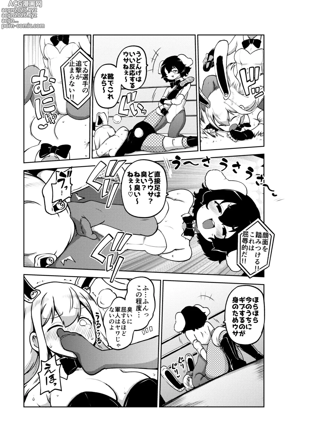 Page 7 of doujinshi 兎プロレス メイキング