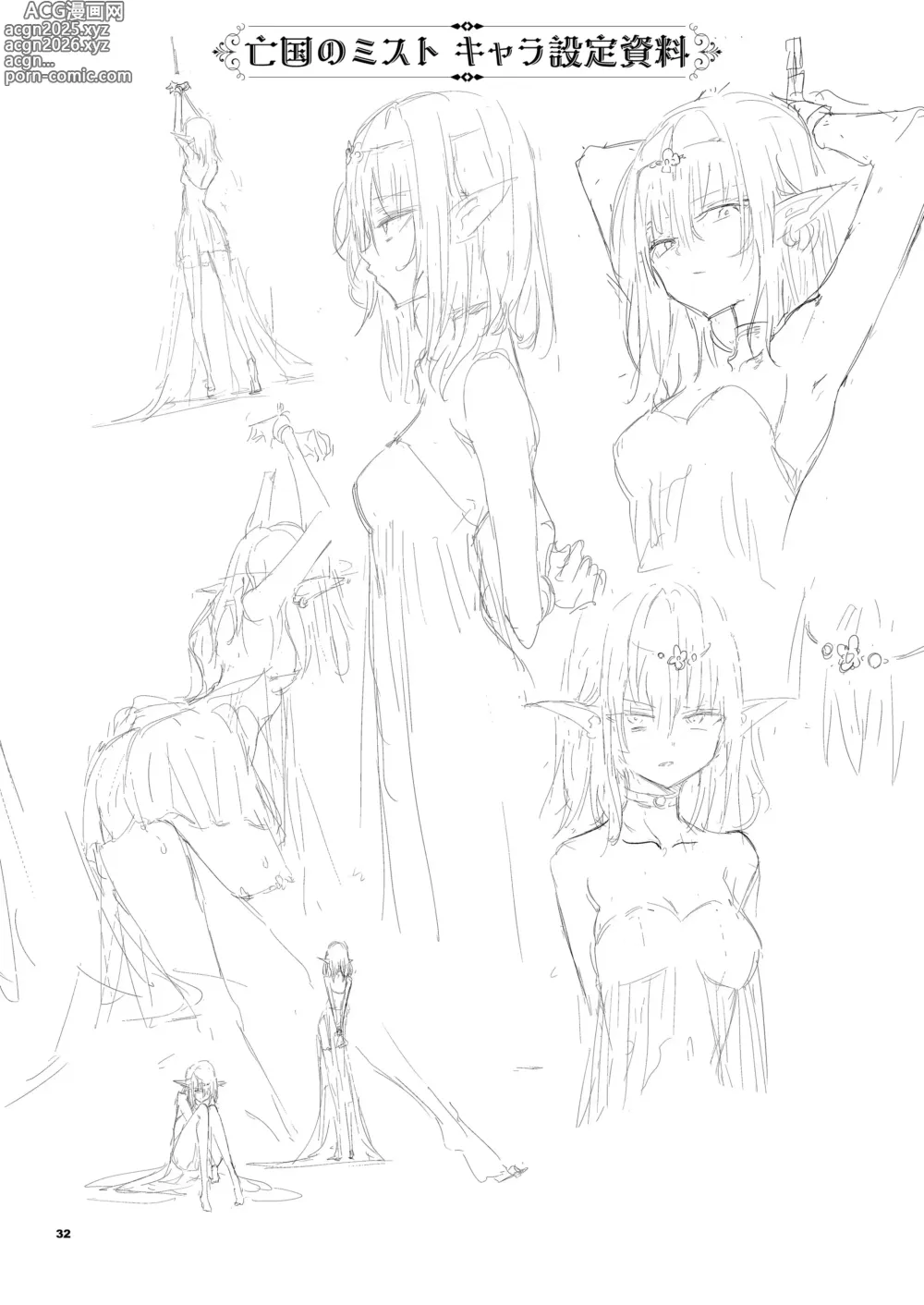 Page 33 of doujinshi Elf Education. -La deportata regina Mist- (decensored)