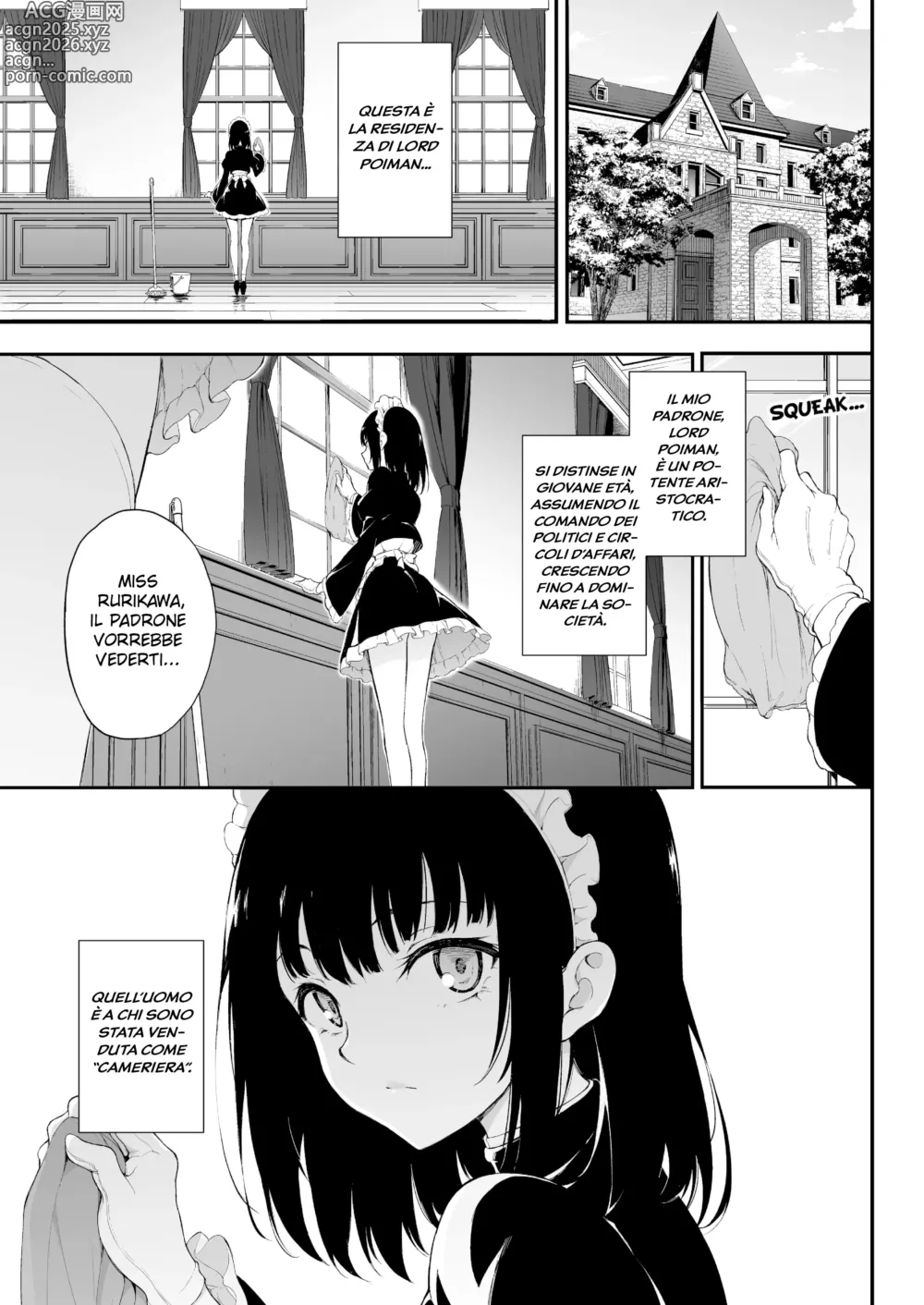 Page 2 of doujinshi -Rurikawa Tsubaki l'aristocratica decaduta- 1