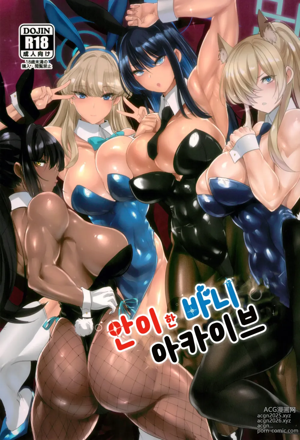 Page 1 of doujinshi 안이한 바니 아카이브