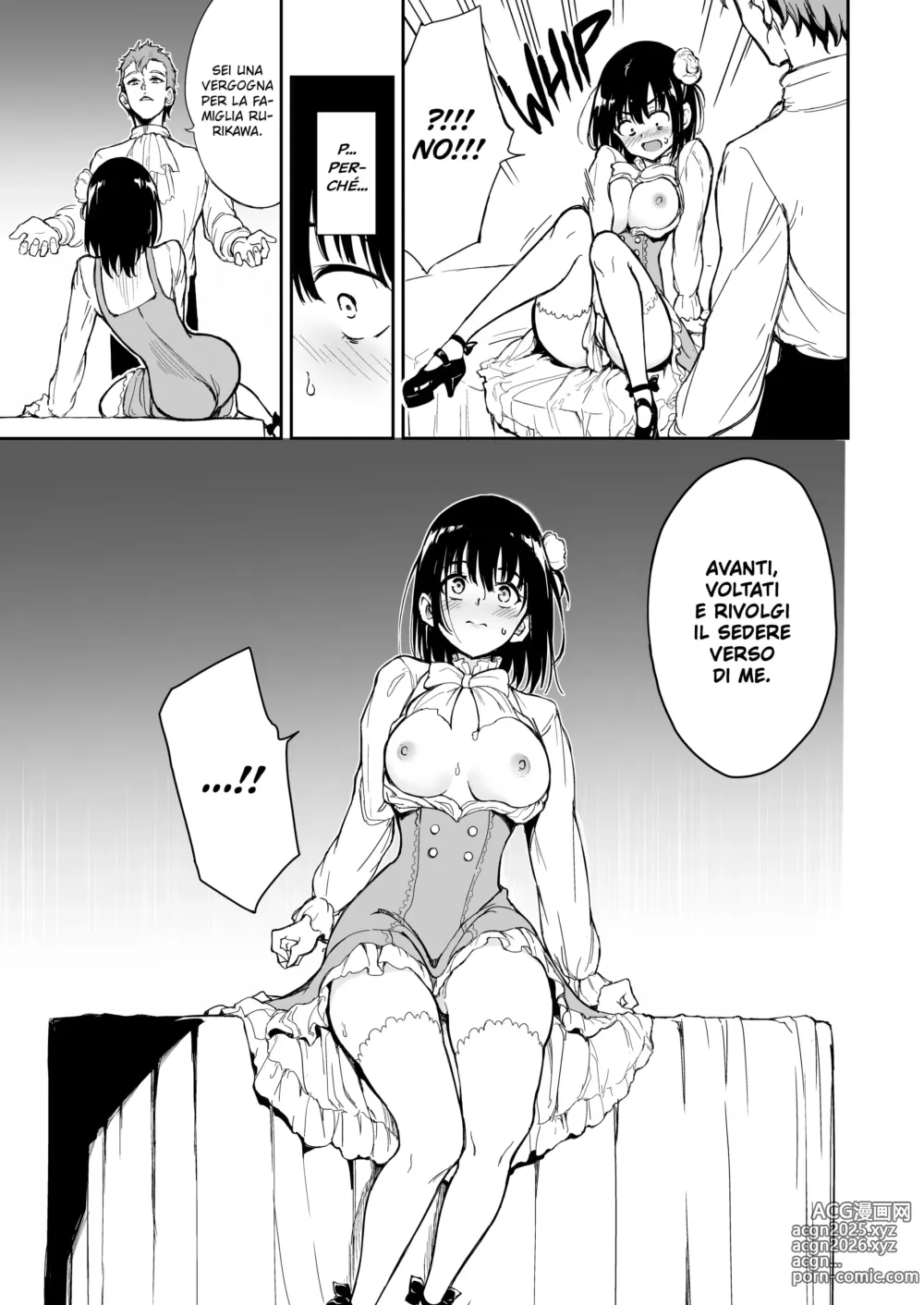 Page 14 of doujinshi -Rurikawa Tsubaki l'aristocratica decaduta- 5