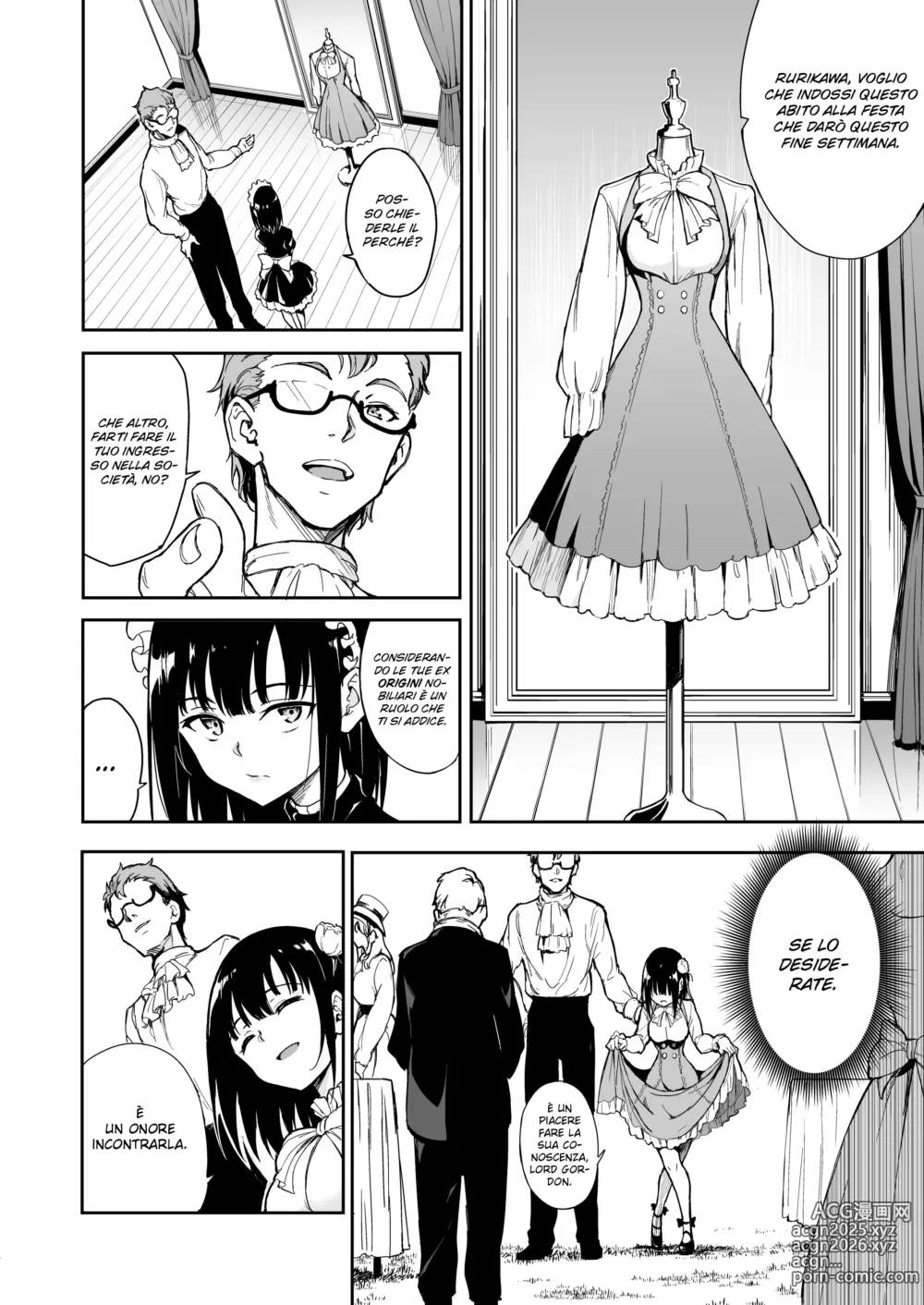 Page 3 of doujinshi -Rurikawa Tsubaki l'aristocratica decaduta- 5
