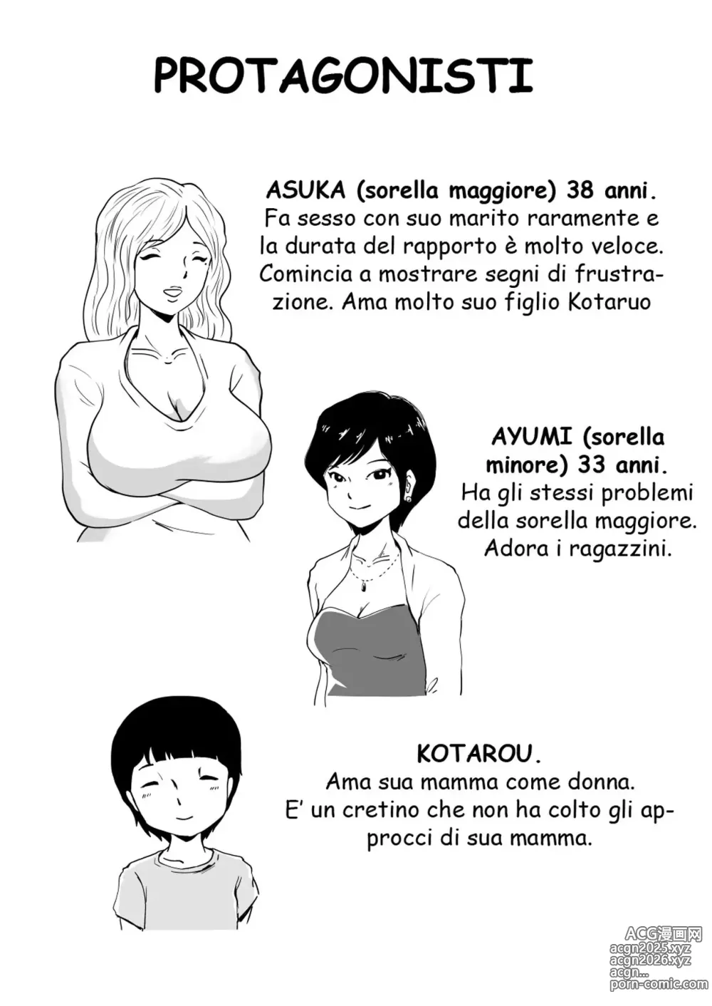 Page 2 of doujinshi Mama to Ayumi-san ni Shibori Torareru Musuko no Hanashi