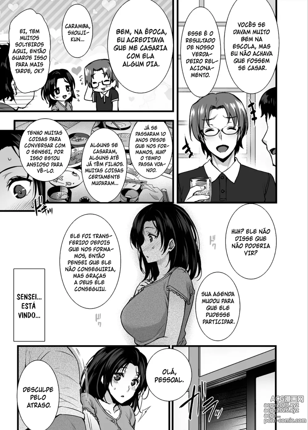 Page 4 of doujinshi Tsuma no Hajimete no Otoko ~Otto ni Naisho no Saikai Koubi~