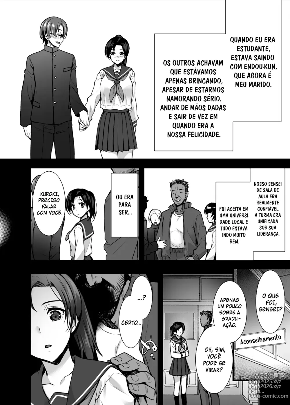 Page 7 of doujinshi Tsuma no Hajimete no Otoko ~Otto ni Naisho no Saikai Koubi~
