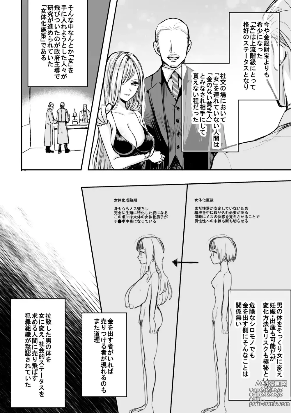 Page 180 of manga Nyotaika Kairaku Dystopia TS Musume Mesuochi Mazo Kaika - TSF ORGASM DYSTOPIA