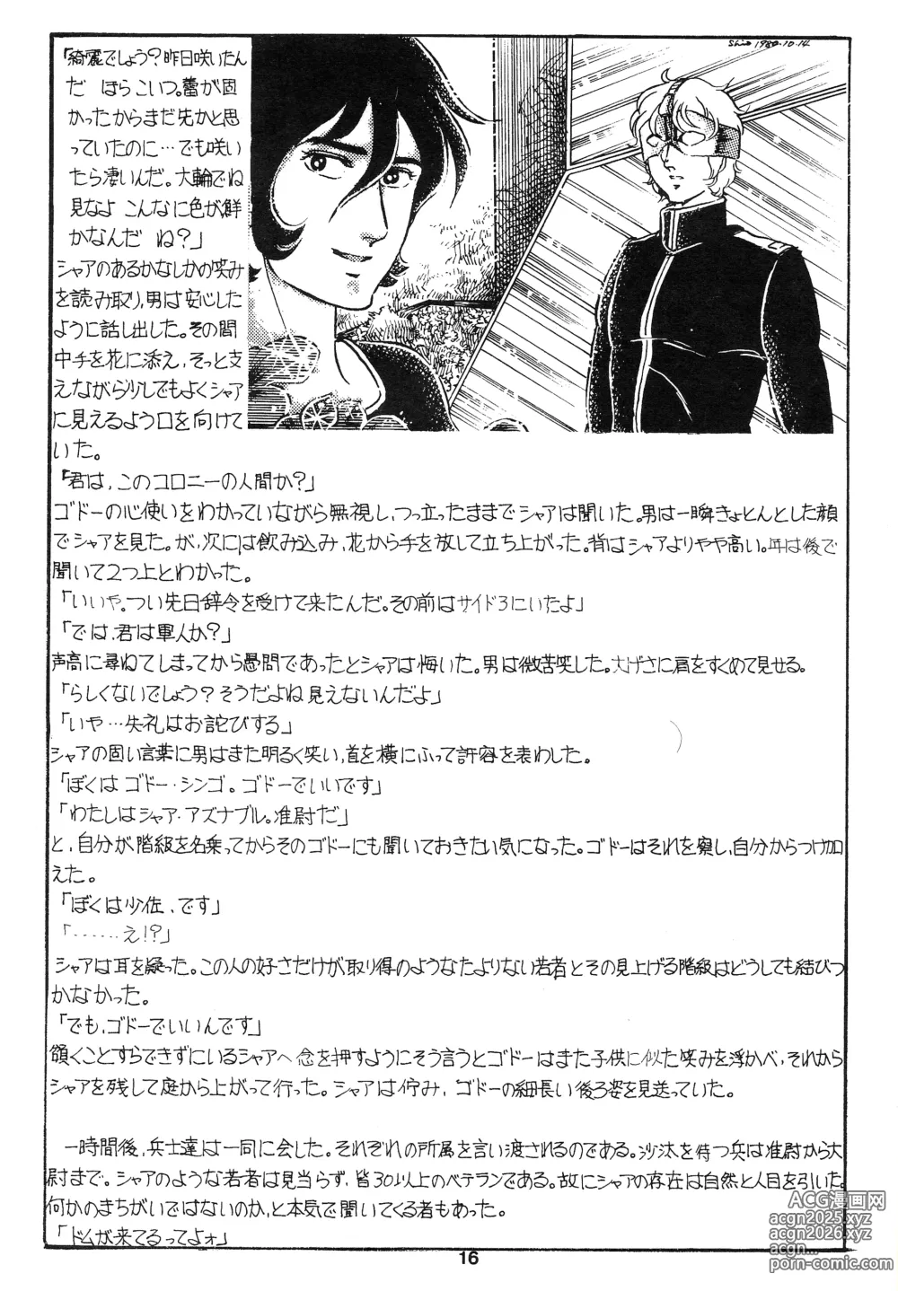 Page 16 of doujinshi Thats It! Char's Success Story