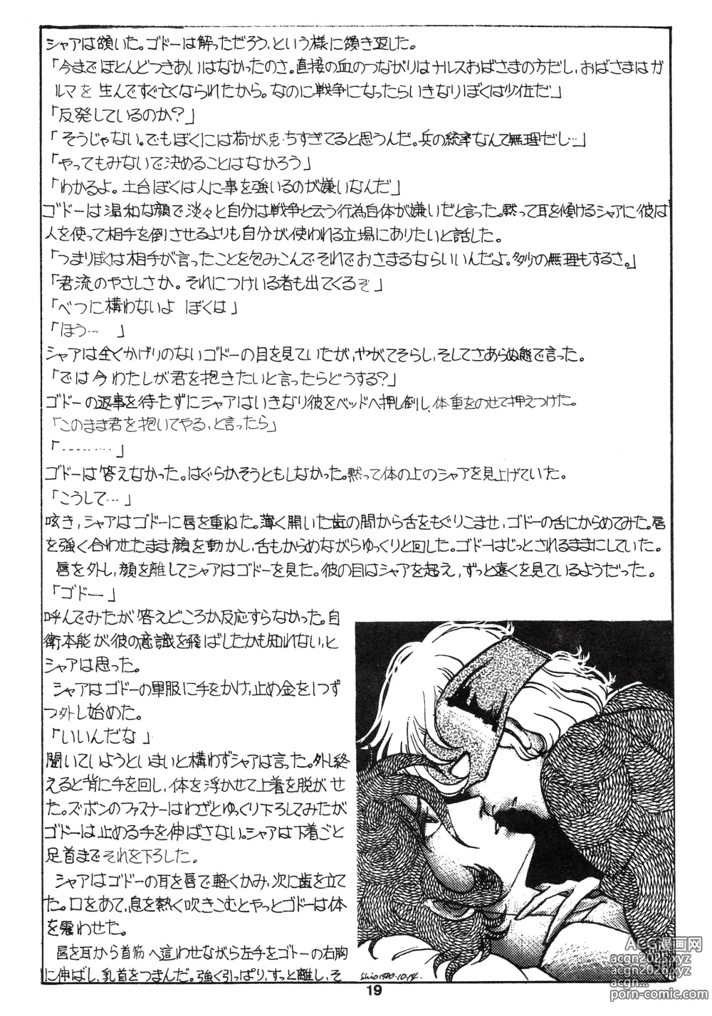 Page 19 of doujinshi Thats It! Char's Success Story