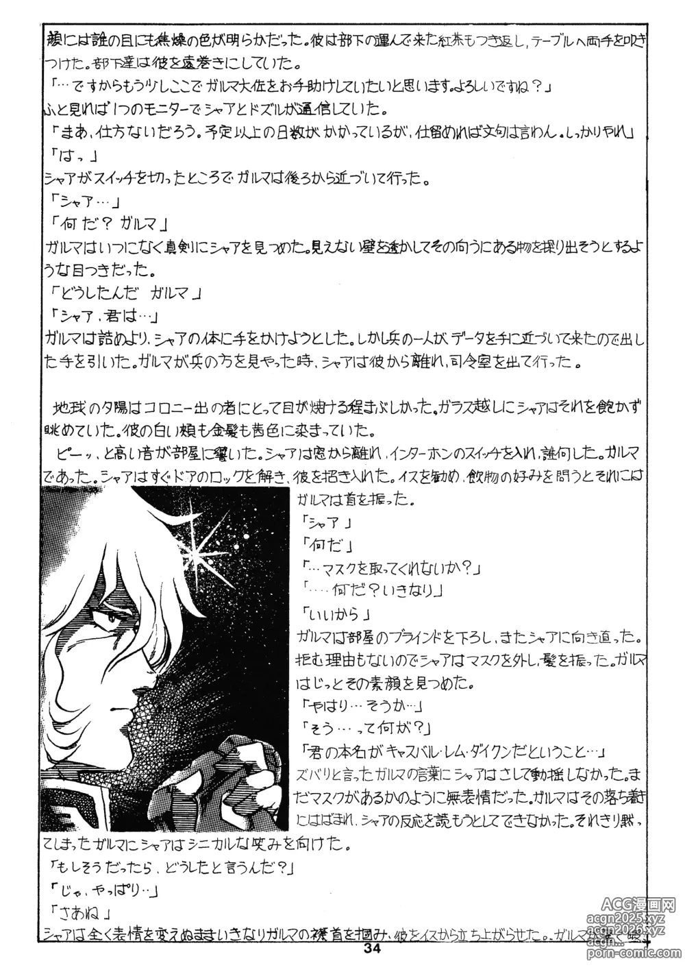 Page 34 of doujinshi Thats It! Char's Success Story