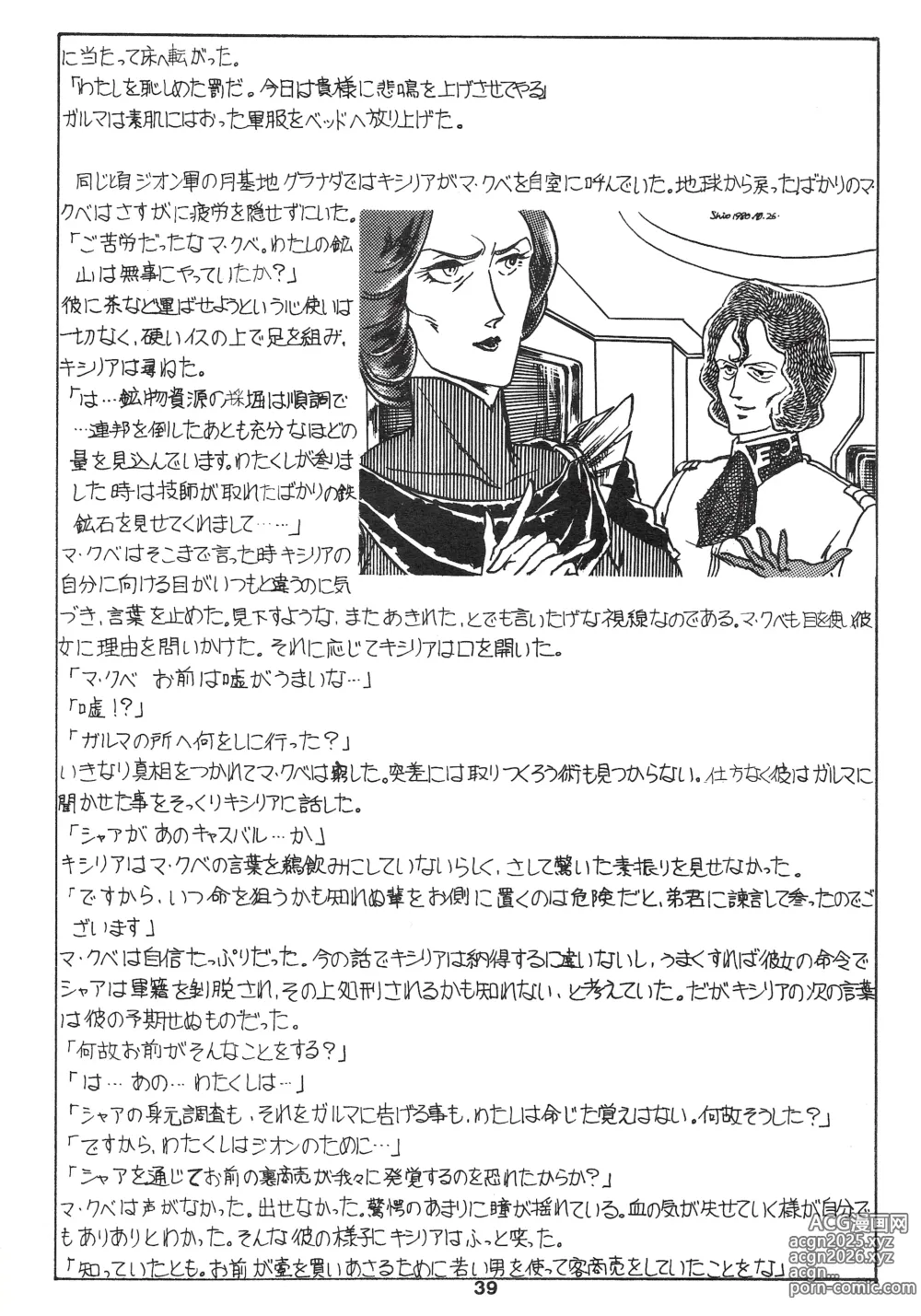 Page 39 of doujinshi Thats It! Char's Success Story