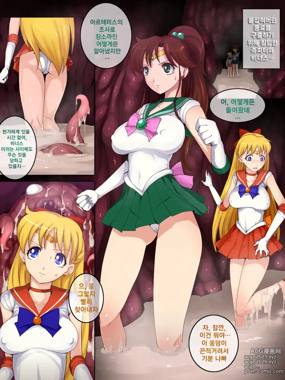Page 2 of doujinshi Sailor Scouts Tentacle Gang R*pe 2