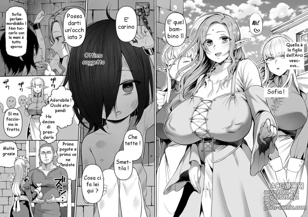Page 4 of doujinshi Un' Elfa Vecchia di 200 Anni si Prende Cura di un Ragazzino
