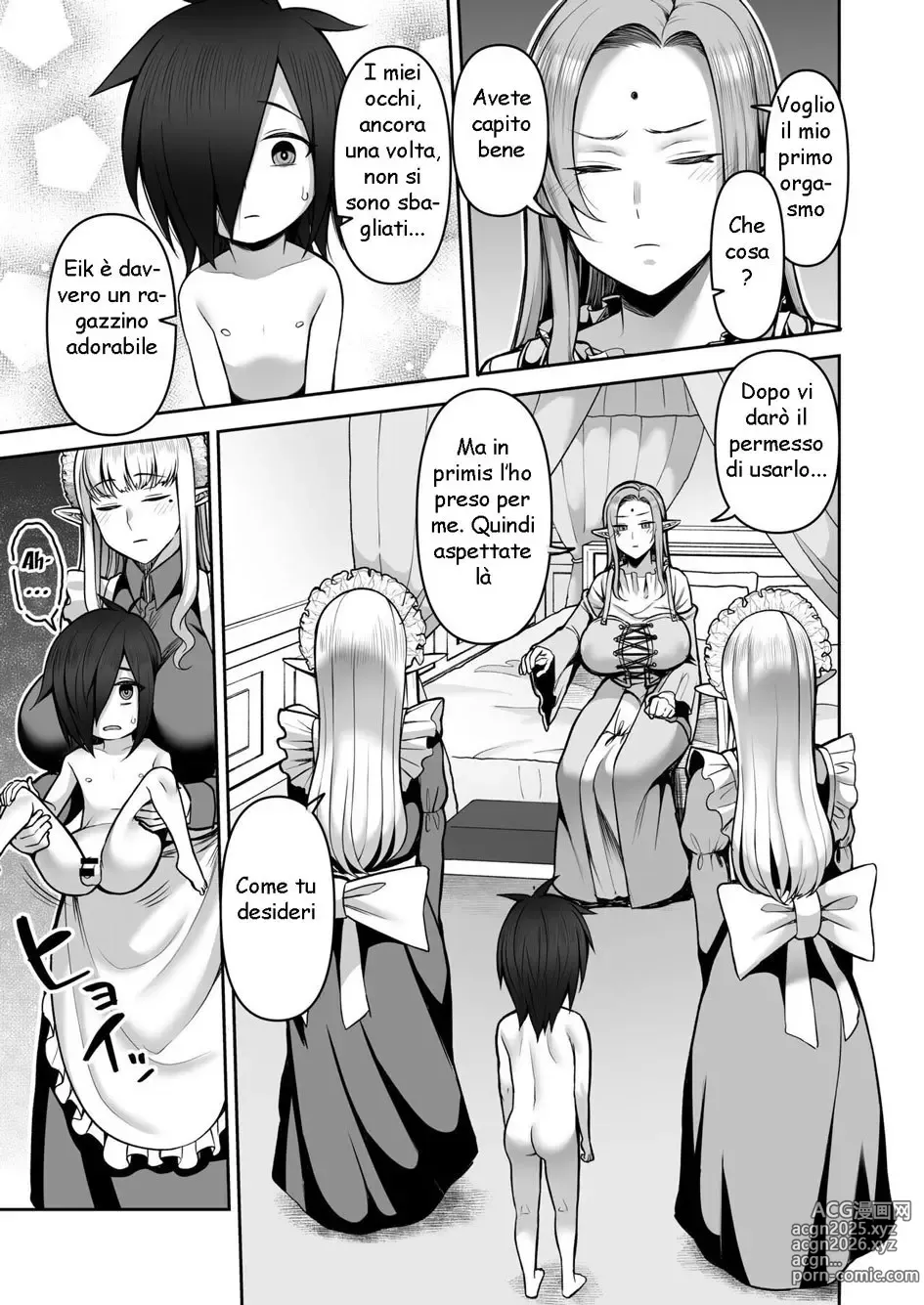 Page 10 of doujinshi Un' Elfa Vecchia di 200 Anni si Prende Cura di un Ragazzino