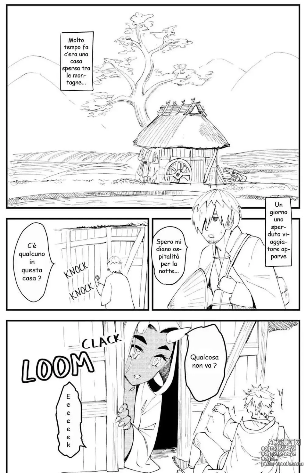 Page 2 of doujinshi La Ragazza Orco e Il Viaggiatore