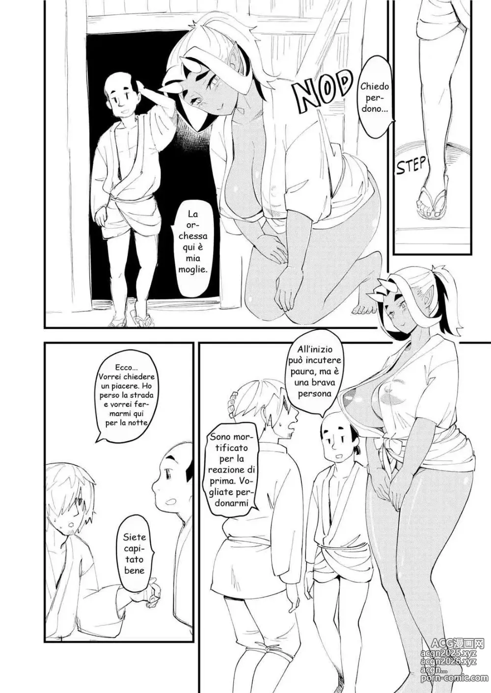 Page 3 of doujinshi La Ragazza Orco e Il Viaggiatore