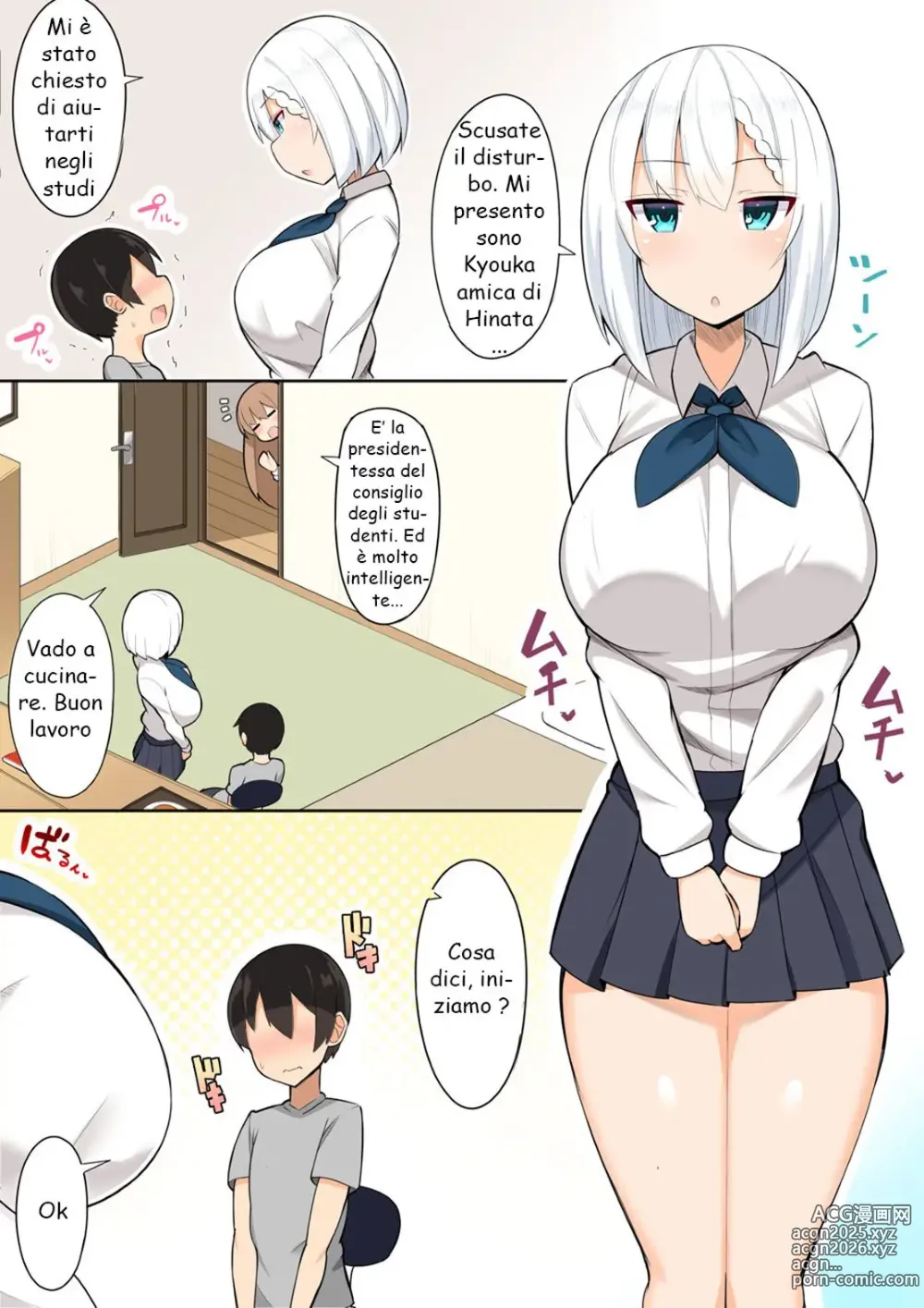 Page 3 of doujinshi Studiare per L' Esame di Ammissione