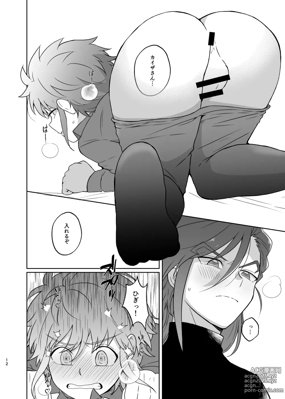 Page 11 of doujinshi カイゼさんとボウイくんがえっちする本