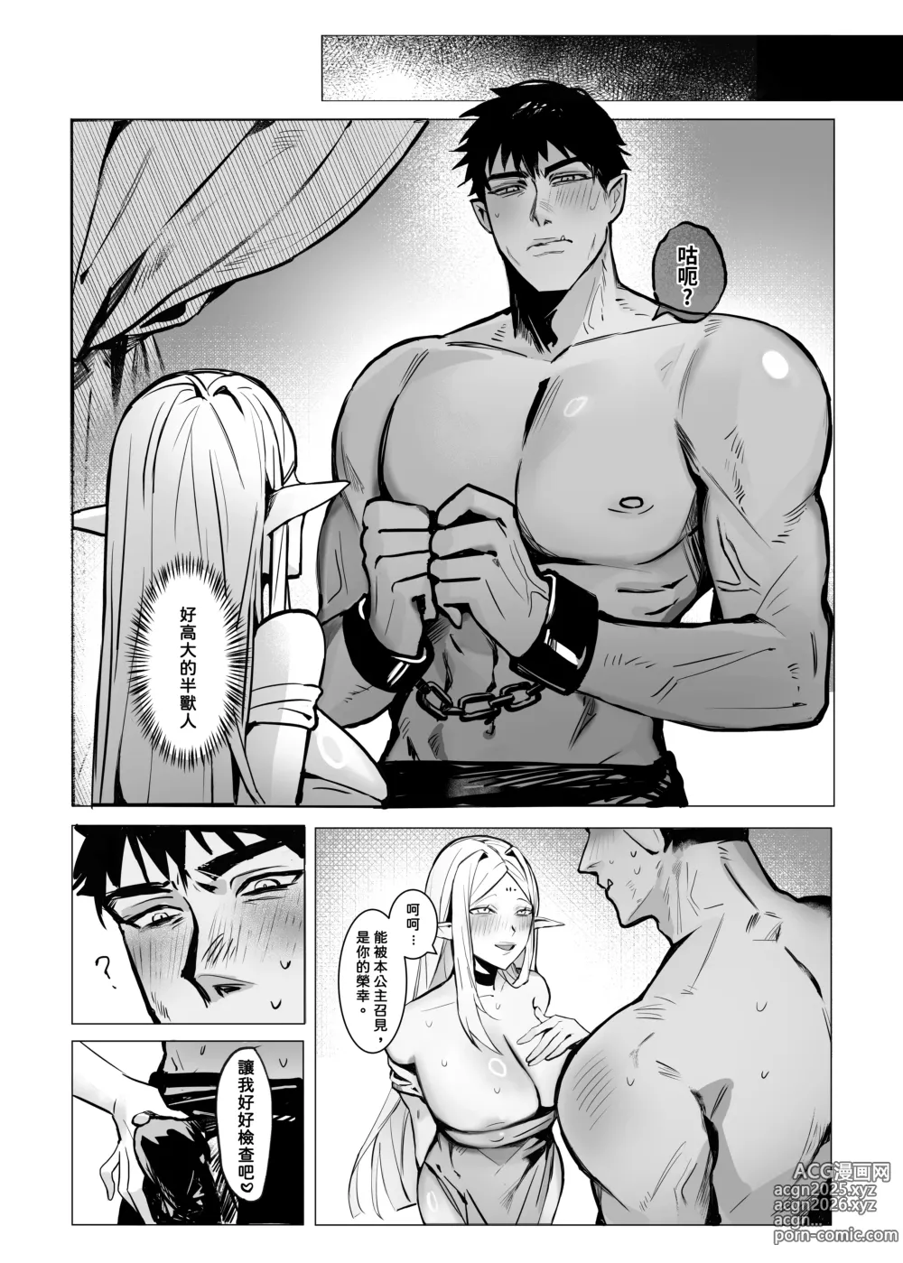 Page 8 of doujinshi 精靈王女發情受孕中