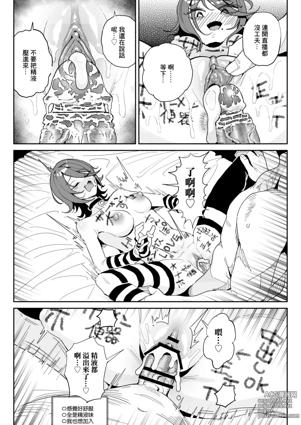 Page 28 of doujinshi Chin Kagi Kei Haishinsha Isshuukan Chinkasu Zamen Seikatsu (decensored)