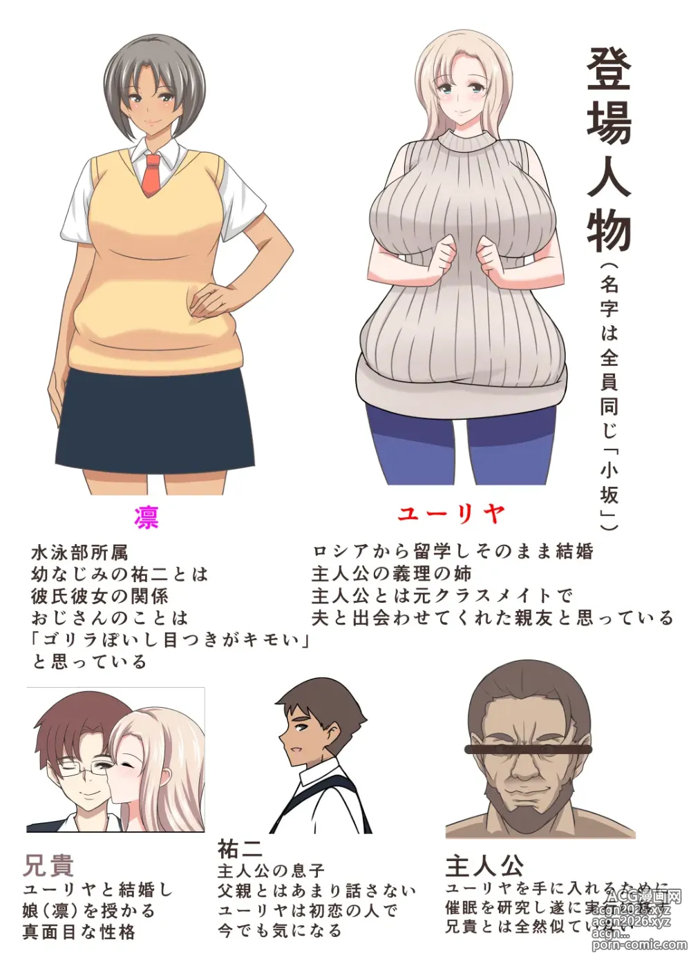 Page 2 of doujinshi Netorare Russia Tsuma Oyako Saimin Choukyou