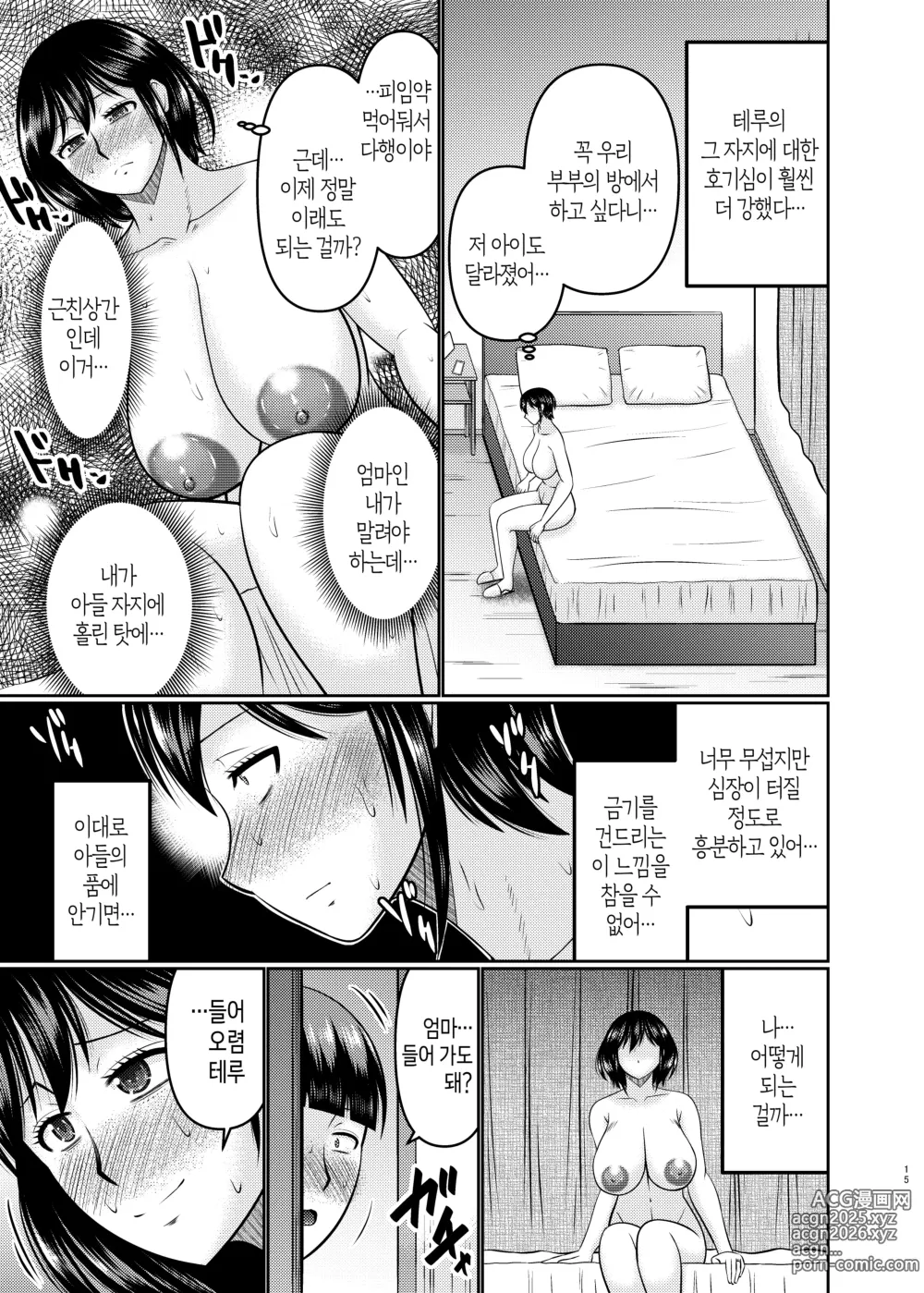 Page 14 of doujinshi 왕년에 좀 놀았던 엄마는 아들의 몸을 잘 모른다