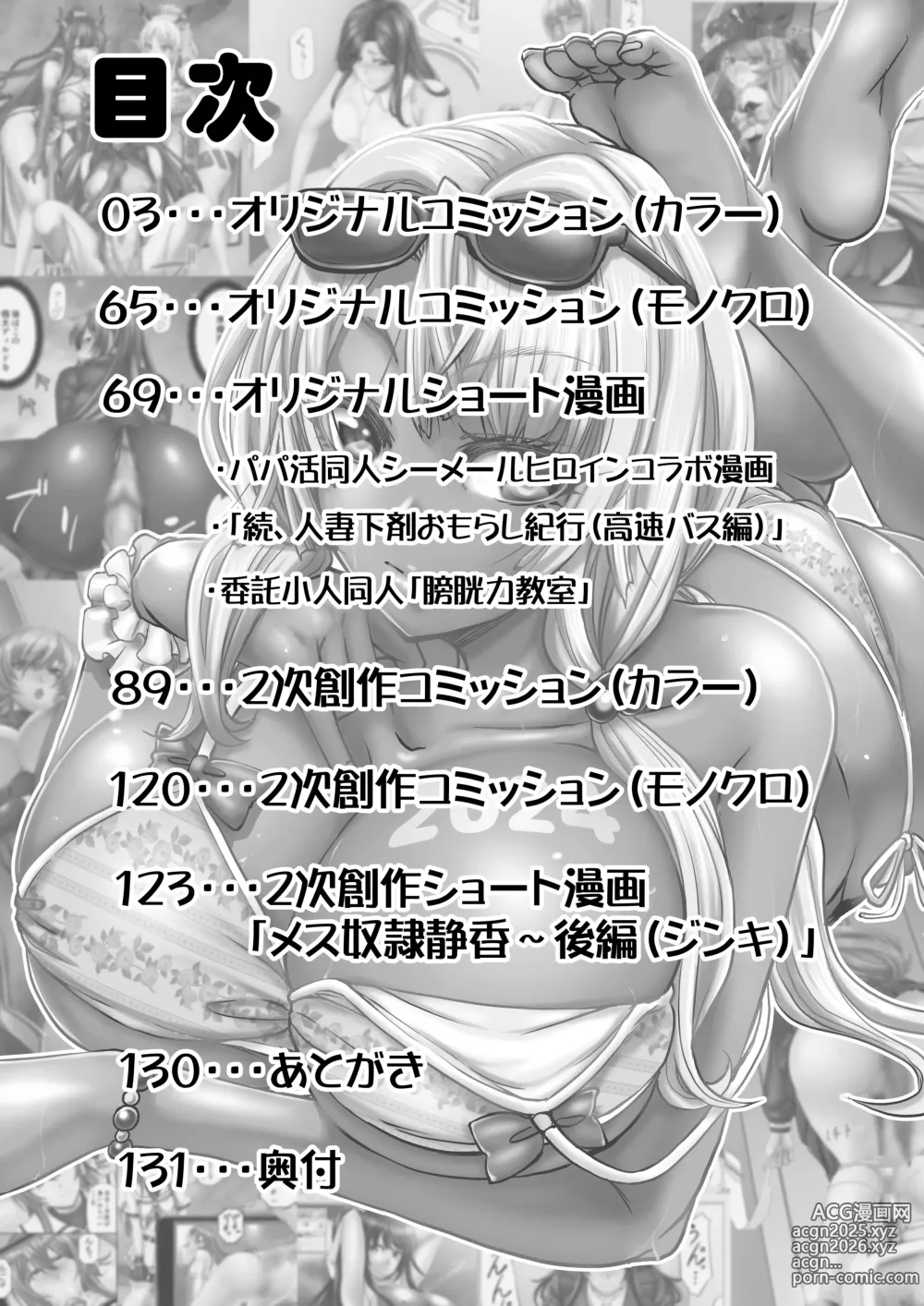 Page 2 of imageset Monji Anal Bunch Commission Omnibus First Half Edition 2024 (uncensored)