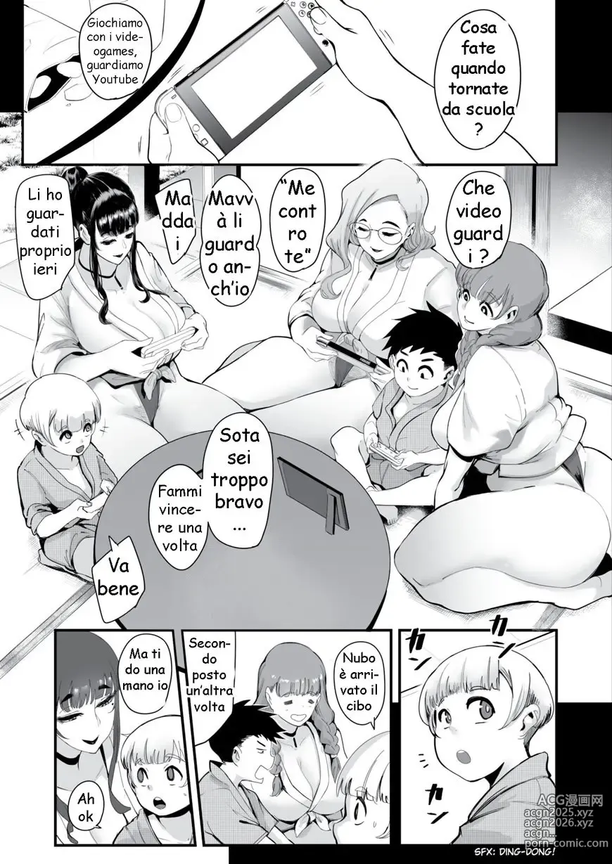 Page 10 of doujinshi Himebukuro-Sama - Mura no Kagematsuri de Onee-san-tachi ni Tanetsuke suru Dake no Shasei Ningyou ni Sareta Bokutachi