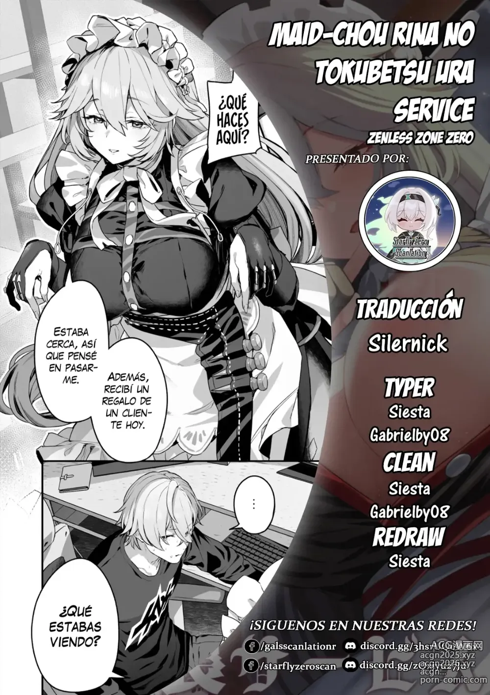 Page 36 of doujinshi Los Secretos y Especiales Servicios de la Jefa de Sirvientas Lina