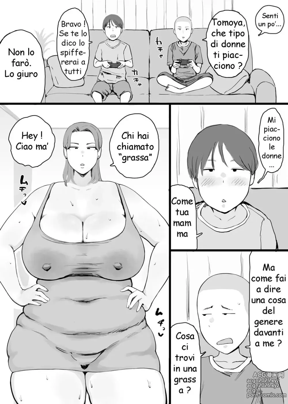 Page 2 of doujinshi Ho Chiesto alla Mamma di un Mio Amico