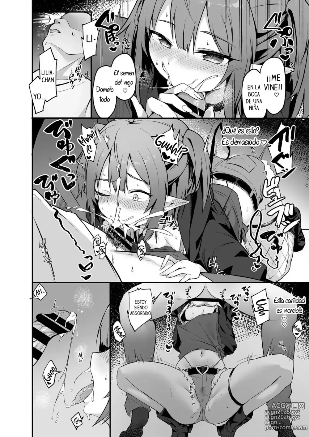 Page 8 of doujinshi Una Historia Sobre una Súcubo a quien un Viejo le Enseña una Leccion