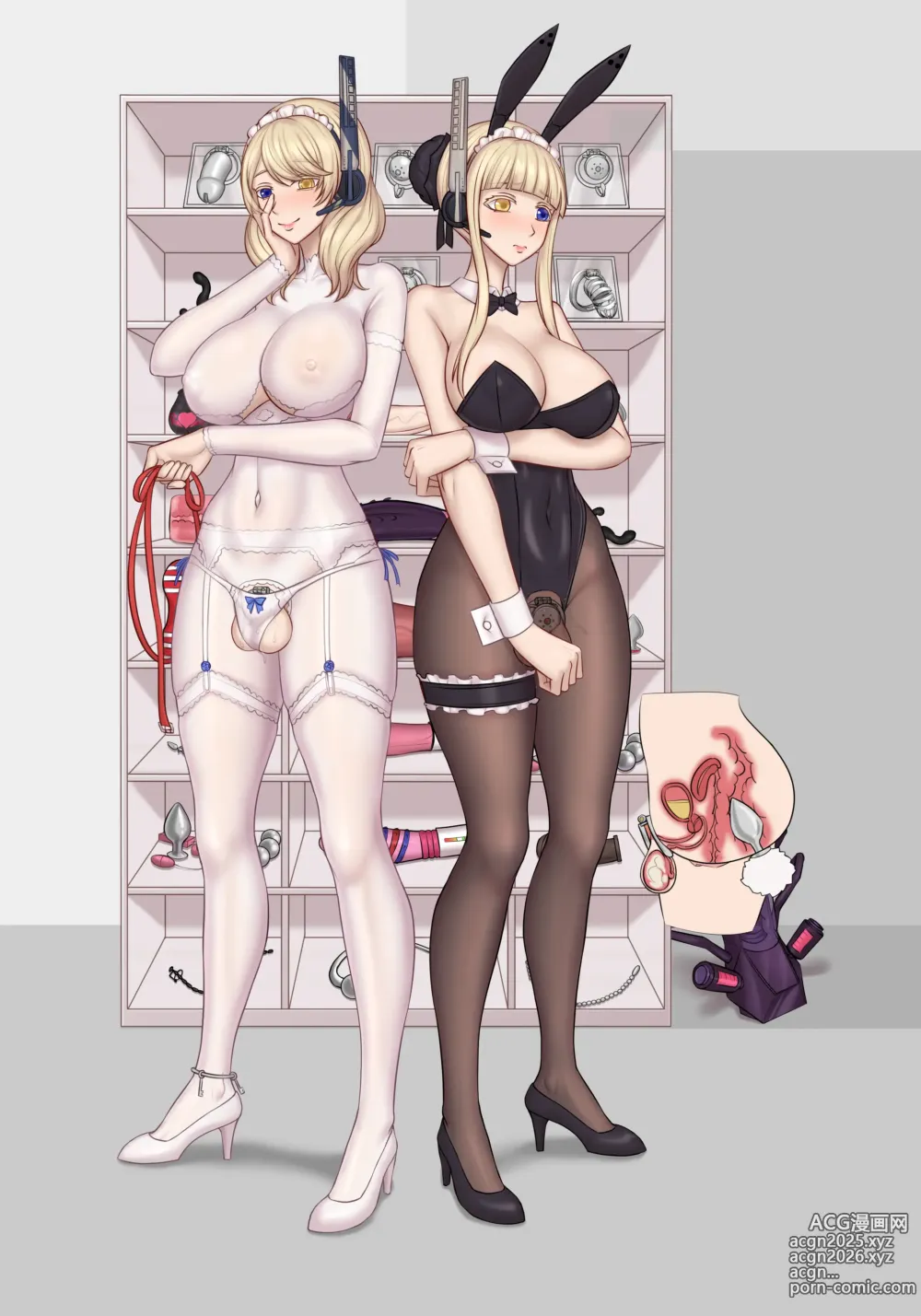 Page 3 of doujinshi 女仆二人的剧照