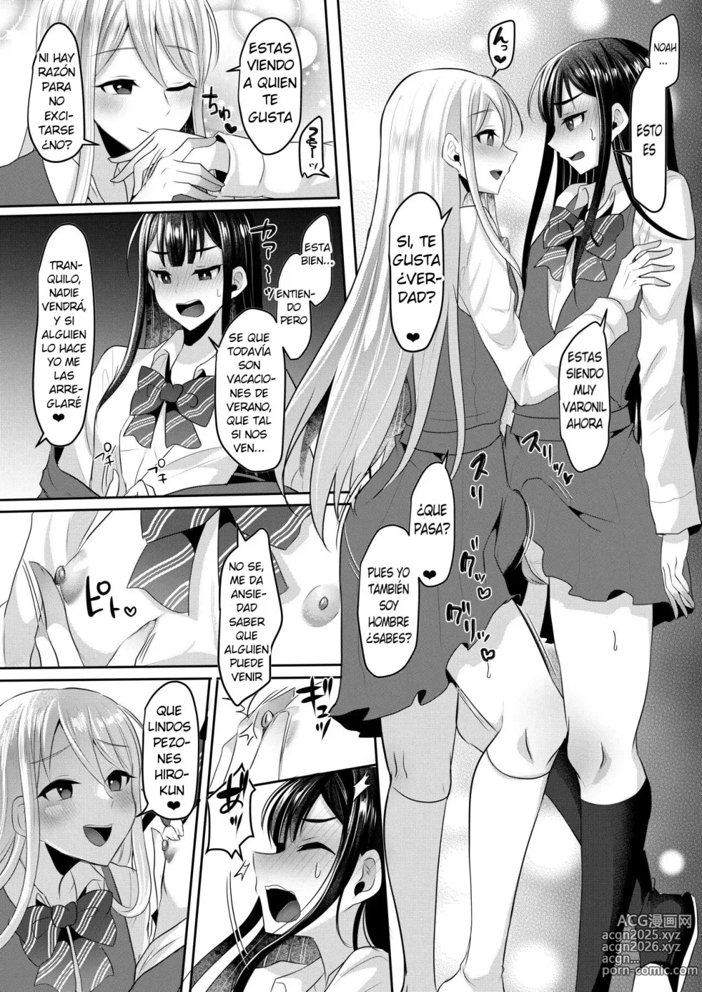 Page 8 of doujinshi Bokutachi, Tadashi Otoko no Musume no Nari Kata