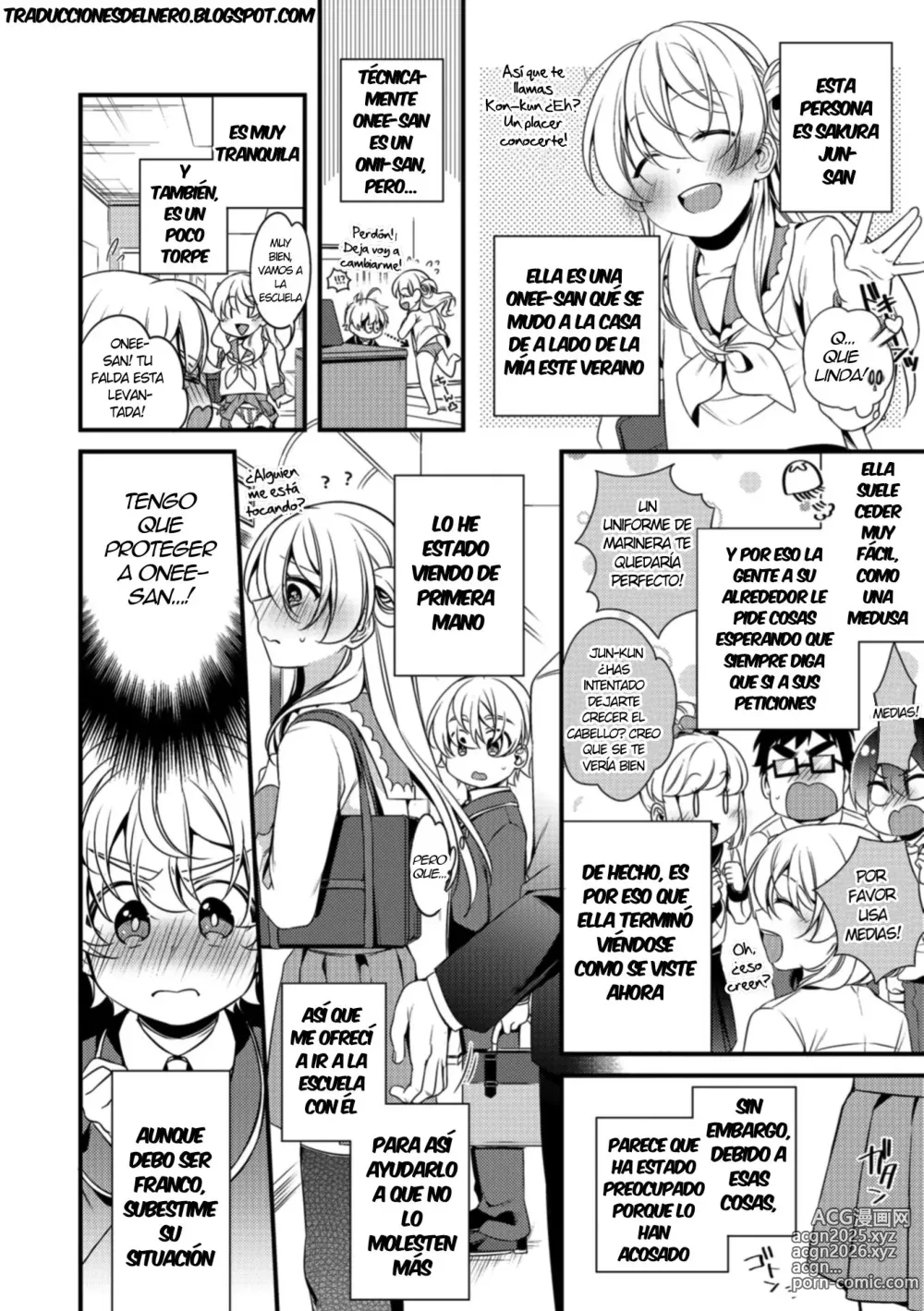 Page 2 of doujinshi Boku to Onee-san no Chikan Boushi Daisakusen