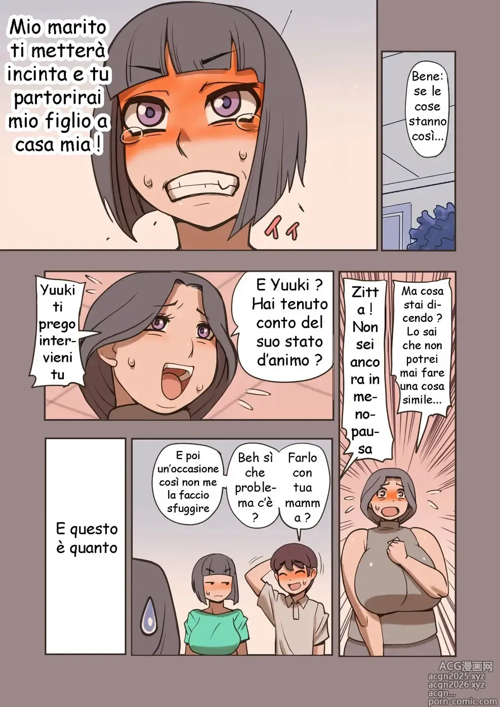 Page 6 of doujinshi La Suocera Voluttuosa ha le Tette Enormi