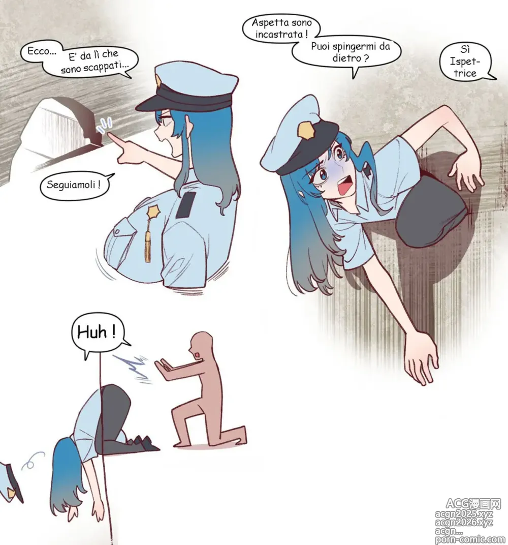Page 1 of doujinshi Ispettrice (uncensored)