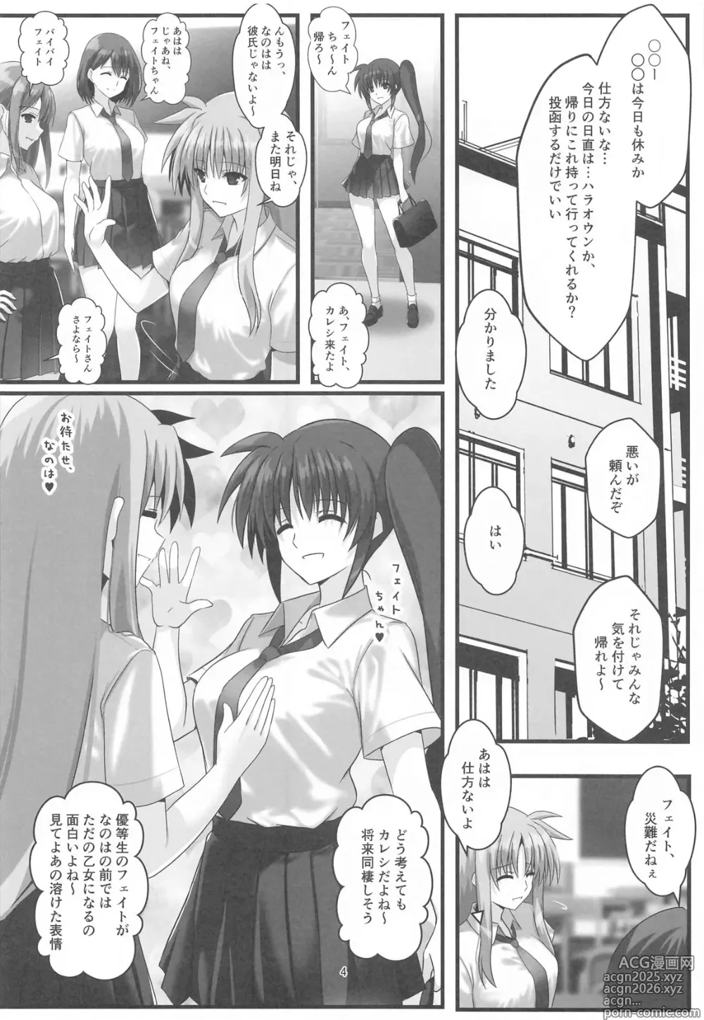 Page 3 of doujinshi Ganbou no Lost Logia V Lyrical JK Sanningumi Hen