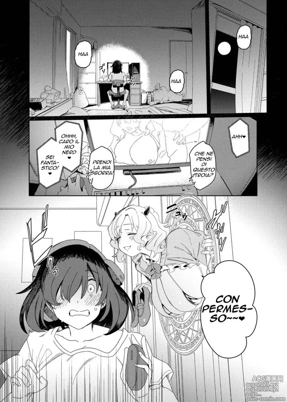 Page 5 of doujinshi La succube gyaru e la nerd futanari!