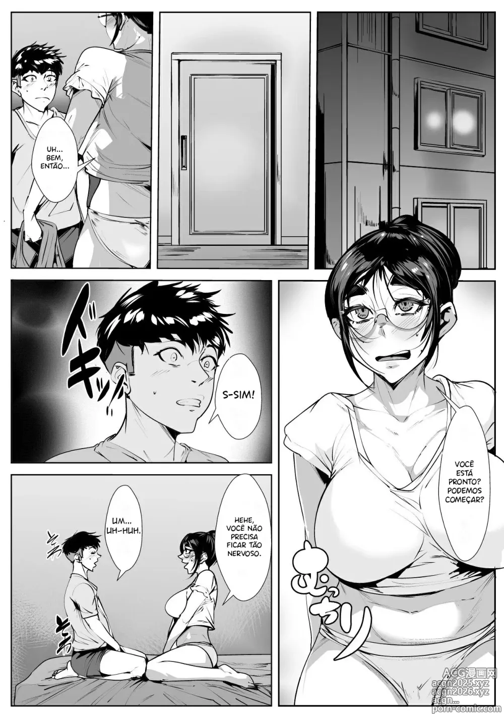 Page 9 of doujinshi First Time Having Sex with My Middle Aged Aunt