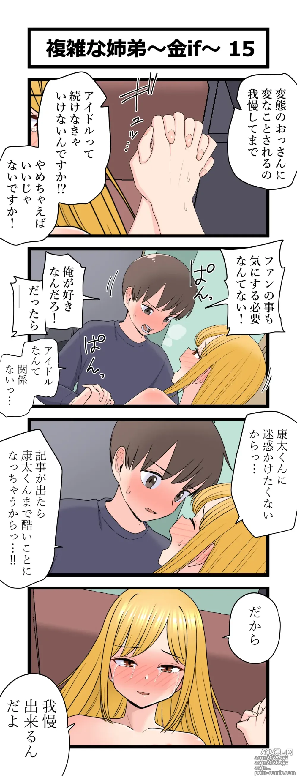 Page 15 of doujinshi Fukuzatsu na Kyoudai ~Kin if~
