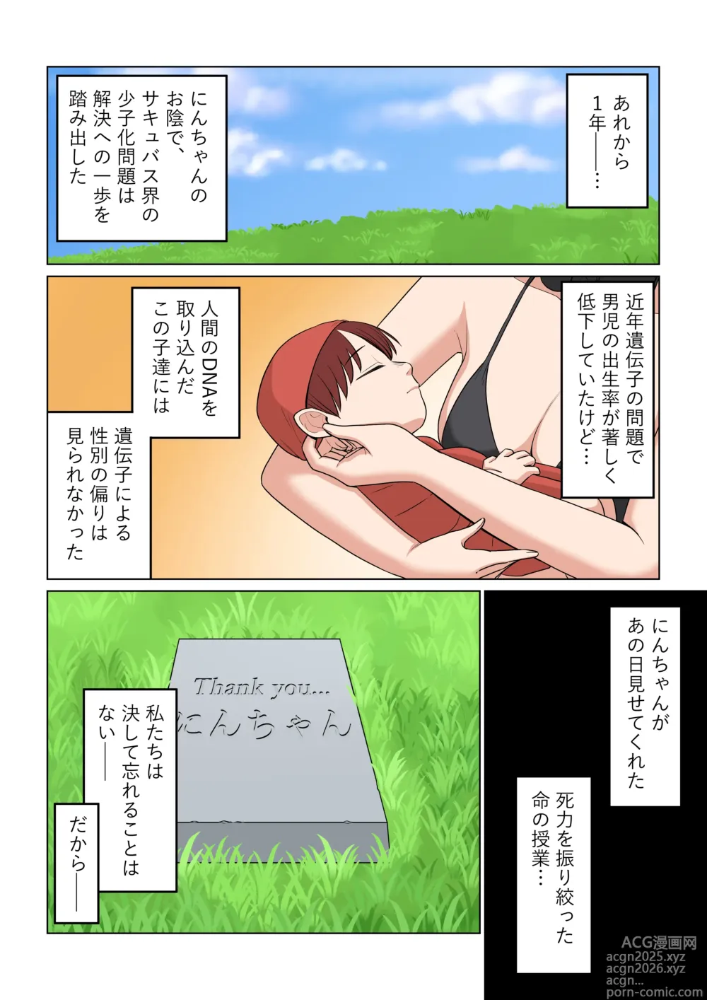 Page 33 of doujinshi Succubus to Inochi no Jugyou