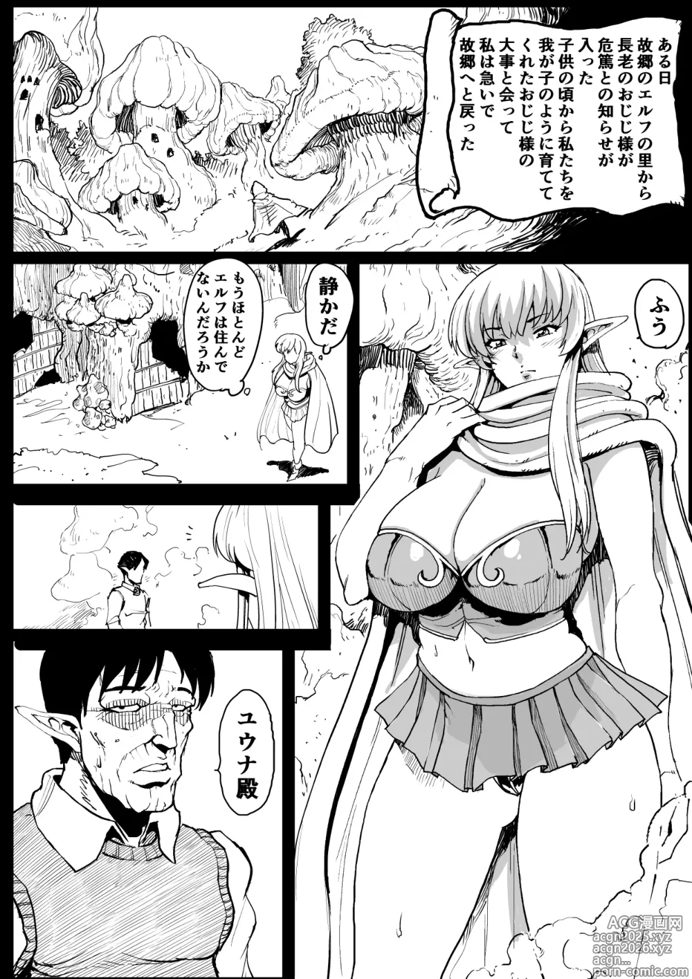 Page 1 of doujinshi Elf no Sato