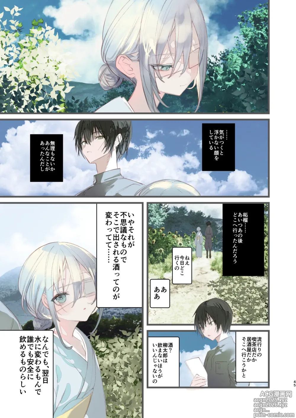 Page 45 of doujinshi Kaiso Ikken Chou Hoozuki sita