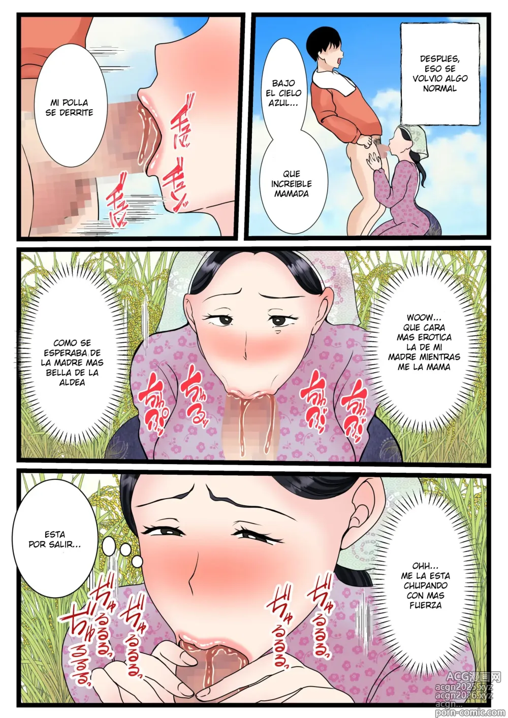 Page 22 of doujinshi Una Madre Rural Pone Cachondo a su Hijo ~El Coño de mi Madre Está Caliente~
