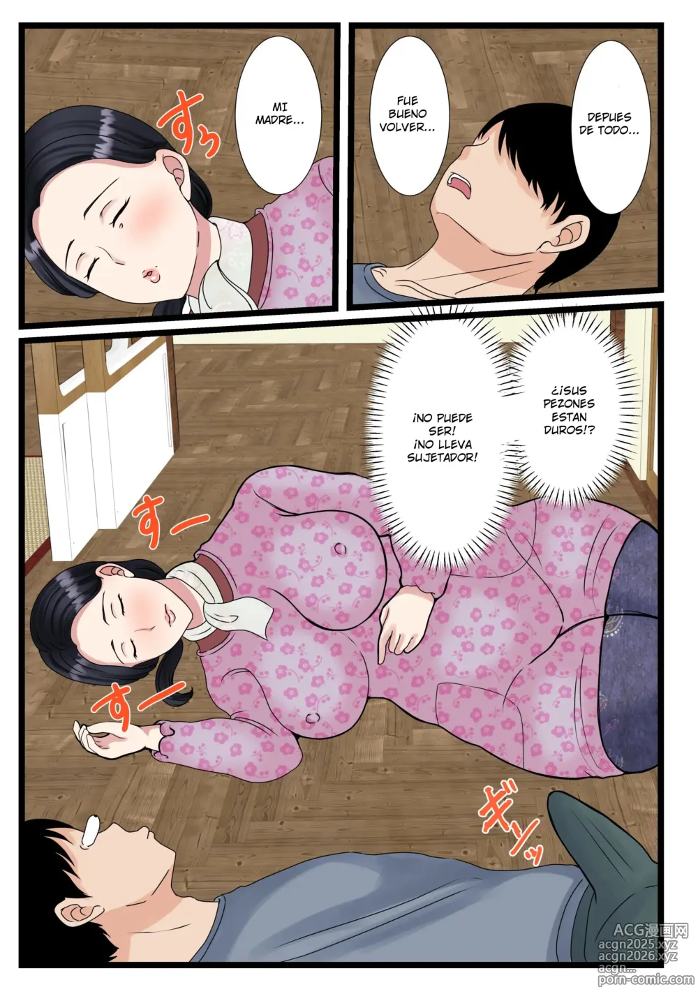 Page 8 of doujinshi Una Madre Rural Pone Cachondo a su Hijo ~El Coño de mi Madre Está Caliente~
