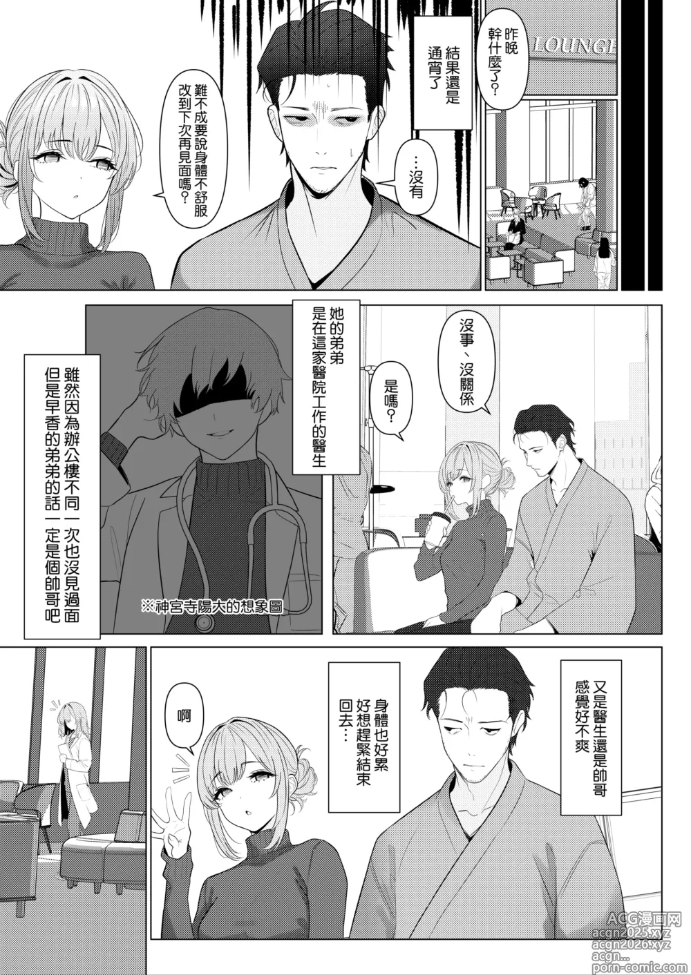 Page 8 of doujinshi 阳大医生的雌化病历 病院篇①