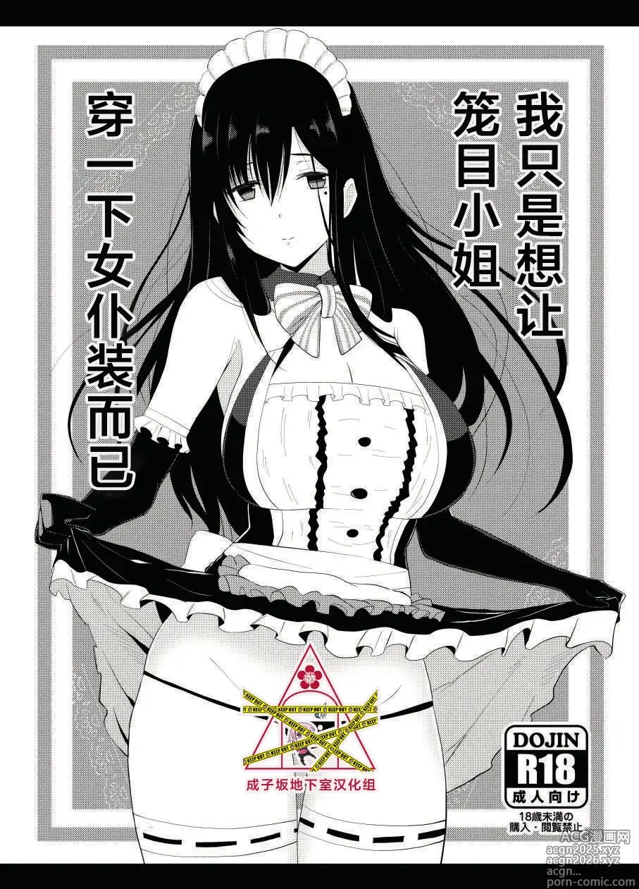 Page 1 of doujinshi 我只是想让笼目小姐穿一下女仆装而已（Alice Gear Aegis）